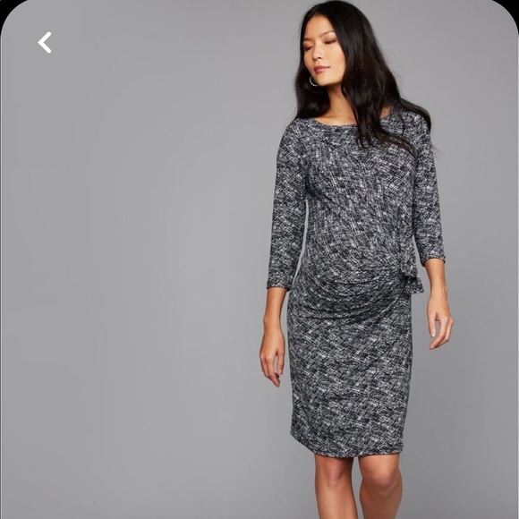 Stretchy maternity dress - Picture 3 of 8